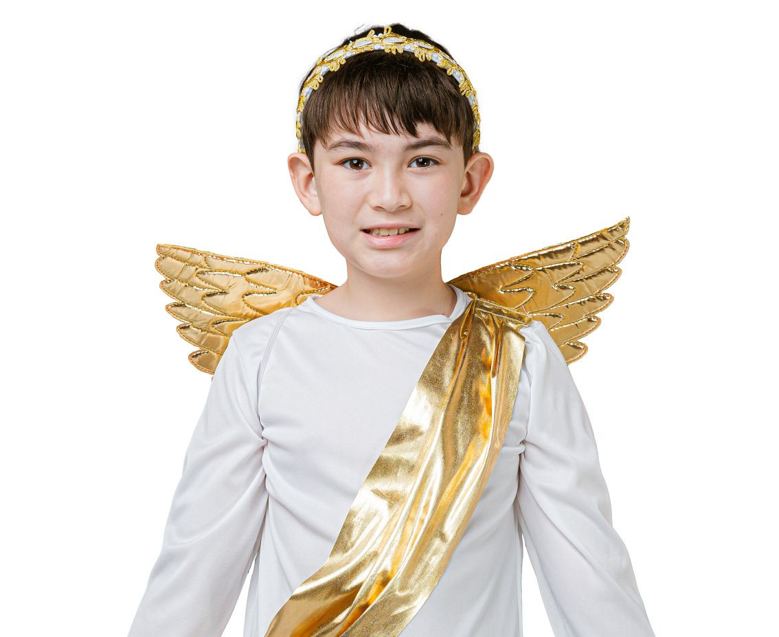 Role-play set for kids Angel Guardian (robe with sash, hairband, wings), size 110/120 cm